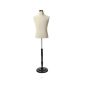 Mens Dress Form with Round Wooden Base - 03