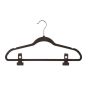 Black Hanger Clips - Shown On A Hanger