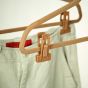 Velvet Hanger Clips - Shown With Clothing