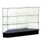 Corner Glass Display Case - Black