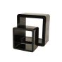 Stackable Display Cubes, Black - 01