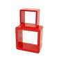 Stackable Display Cubes, Red - 02