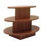Oval 3 Tier Display Table -  Cherry