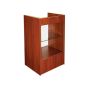 Cash Register Stand With Glass Front - Cherry