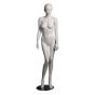 Female Mannequin - White With Molded Features - Relaxed Standing Pose