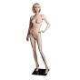 Realistic Female Mannequin - Standing With Left Hand On Hip - Quarter View