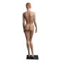 Mannequin with Molded Hair - Standing Pose - Rear View