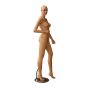 Realistic Mannequin - Female - Standing With One Arm Bent - Side View