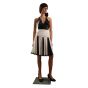 Lifelike Mannequin Female - Standing With Left Leg Bent Pose - Shown With Clothing