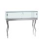 Decorative Jewelry Display Case with Sliding Doors - Rear View