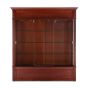 Large Traditional Trophy Case - Mahogany Veneer - Front View 2