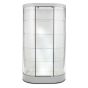Oval Display Case, Grey - 01