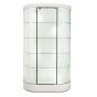 Oval Display Case, White - 01