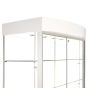 Glass Display Case with Curved Front - Close Up