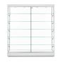 Large Trophy Display Case - 72" x 19.75" x 79.5" - White - Front View