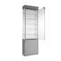 Wall Display Case - 76" Tall - Shown With Door Open