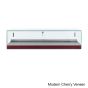 Frameless Tabletop Display Case - Front Side - Modern Cherry Veneer