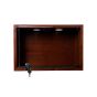 Wall Mounted Display Box - 18 Inch, With Door Opened