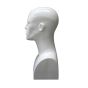 Male Mannequin Head - Gloss - Side View