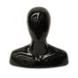 Male Mannequin Head with Shoulders - Black