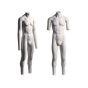 Invisible Male Ghost Mannequin - 11 Piece - Front And Side Views