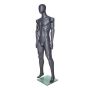 Athletic Poseable Male Mannequin - Side View