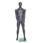 Athletic Poseable Male Mannequin - Shown With Arms Behind Back
