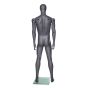 Athletic Poseable Male Mannequin - Rear View