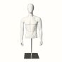 Male Torso Mannequin - Egg Head With Arms at Side 