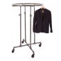 Round Clothes Rack - Pipeline 36" - Shown With Clothing