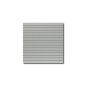High Pressure Slatwall Panel 4ft x 4ft - Gray - 1 Half Groove Edge - Full View