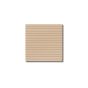 Slatwall Panel 4ft x 4ft - Birch Woodgrain Laminate - Straight Edge - Full View