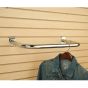 Slatwall Clothes Rail, Chrome, In use