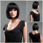 Synthetic Wig - Neck length Bob With Wispy Bangs