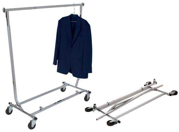 Collapsible Garment Rack - Square Tubing