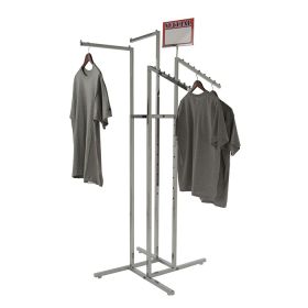 4 Way Rack with Slant and Straight Arms