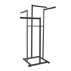 Black 4 Way Rack with 22" Straight Arms 