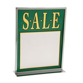 Countertop Sign Holder, 14"H x 11"W (Shown with graphic)