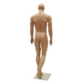 African American Male Mannequin - Rear View