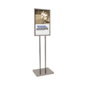 Free Standing Sign Holder, 14" x 22", Weighted Base