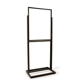 Poster Frame Stand, Two Tier, Matte Black, 22" x 28"