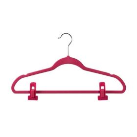 Pink Hanger Clips - Shown On A Hanger