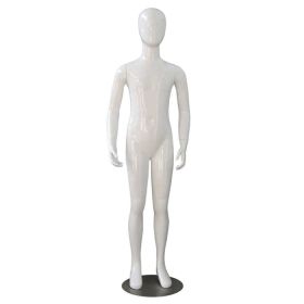 Egghead Youth Unisex Mannequin with Detachable Parts - Upto 6 Years Old -  Glossy White Finish