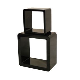 Stackable Display Cubes, Black - 02