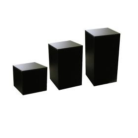 Cube Pedestal w/ Plexiglas top 18x18x36H - Exhibit Pros