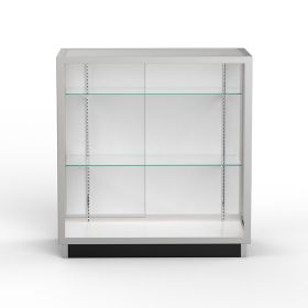 Display Case Full Vision With Black Base - 36" - 1