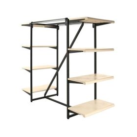 Clothing Rack with Shelves and Hangrails, 400 Series - 01
