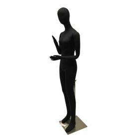 Flexible Mannequin Female - Black Color With Arms Positioned