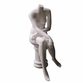 Headless Female Mannequin - Seated With Arms Crossed Pose