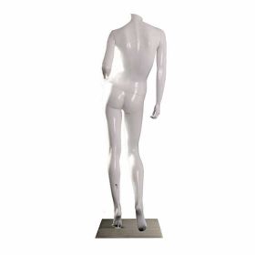 Headless Female Mannequin - Left Arm Bent Walking Pose - Rear View
